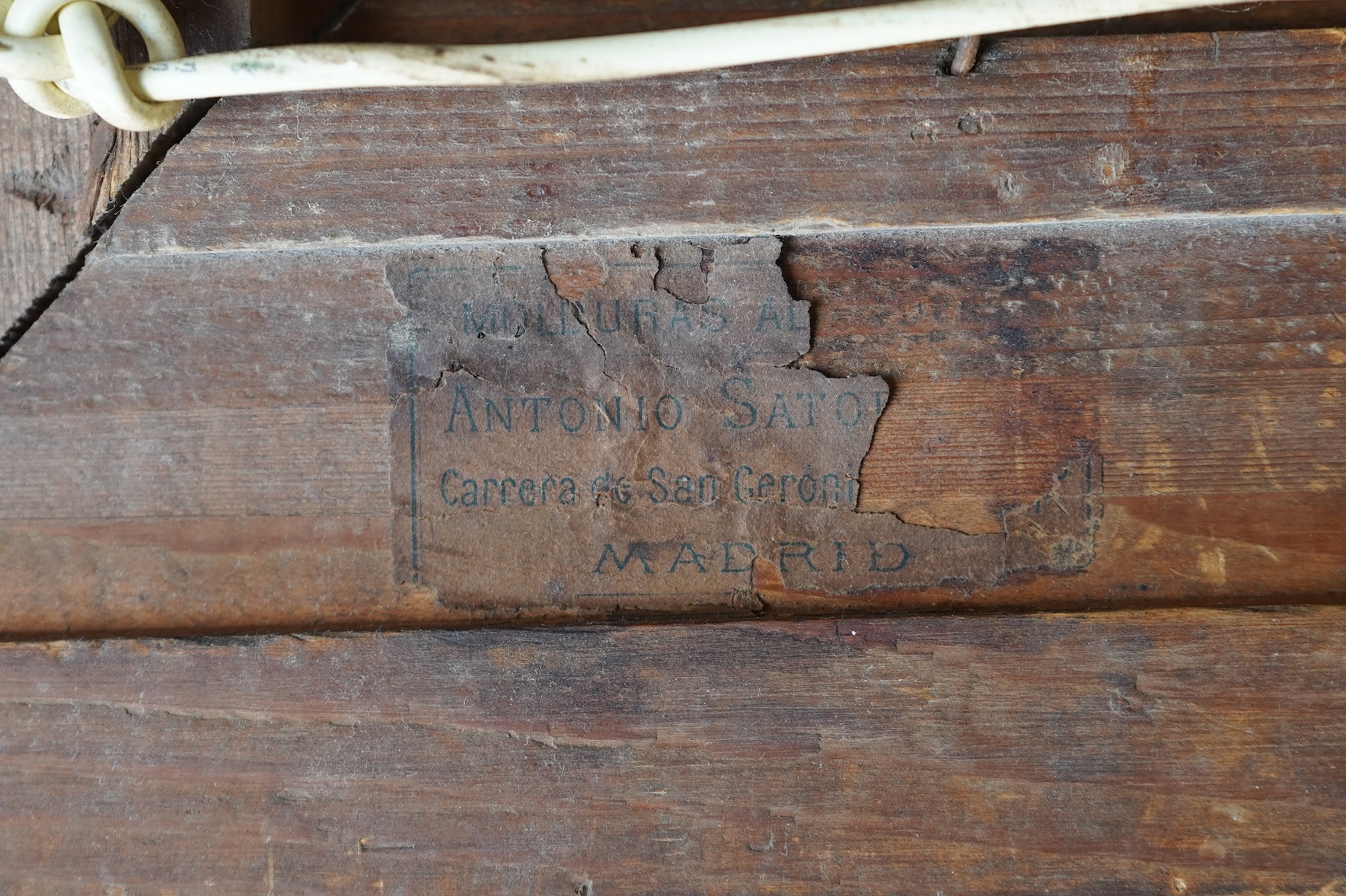 Spanish School, 20th century, Study of a fruit seller on a beach